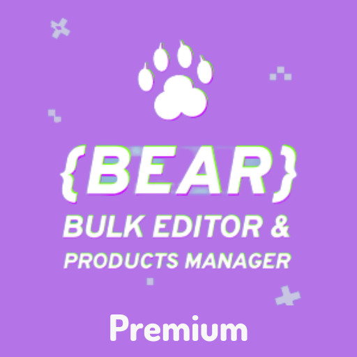 BEAR – Bulk Editor and Products Manager Professional for WooCommerce - WOOBE