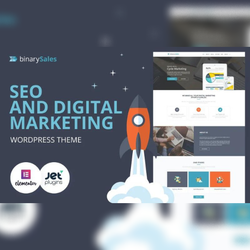 BinarySales – SEO & Digital Marketing WordPress Theme