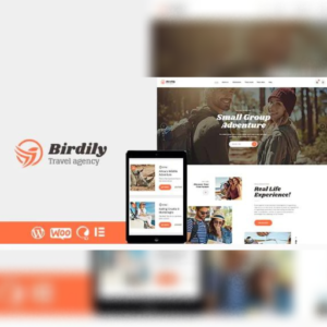 Birdily Travel Agency & Tour Booking WordPress Theme